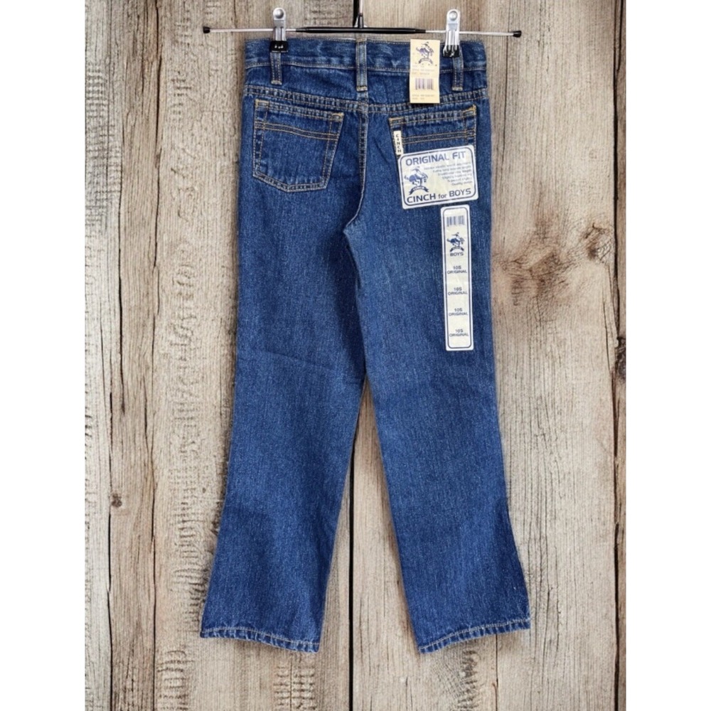 Cinch Boys VTG White Label ORIGINAL Jeans 10S NWT 90'S Y2K Adjustable 26" Cowboy